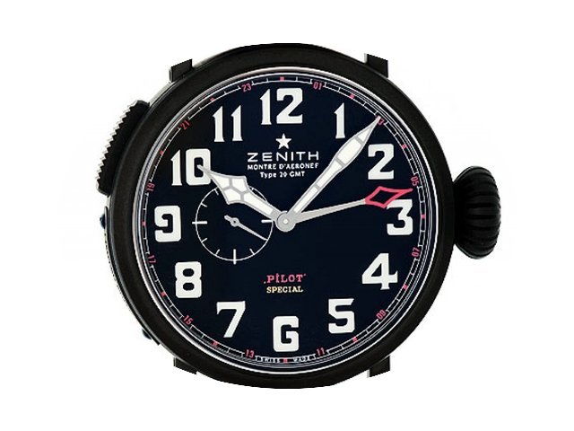 Zenith Pilot Type 20 GMT Titan Black Aut...