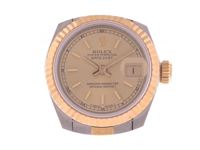 Rolex Datejust Lady Stahl Gelbgold Autom...