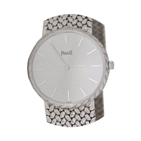 Piaget Mecanique 18k White Gold Men's Wa...