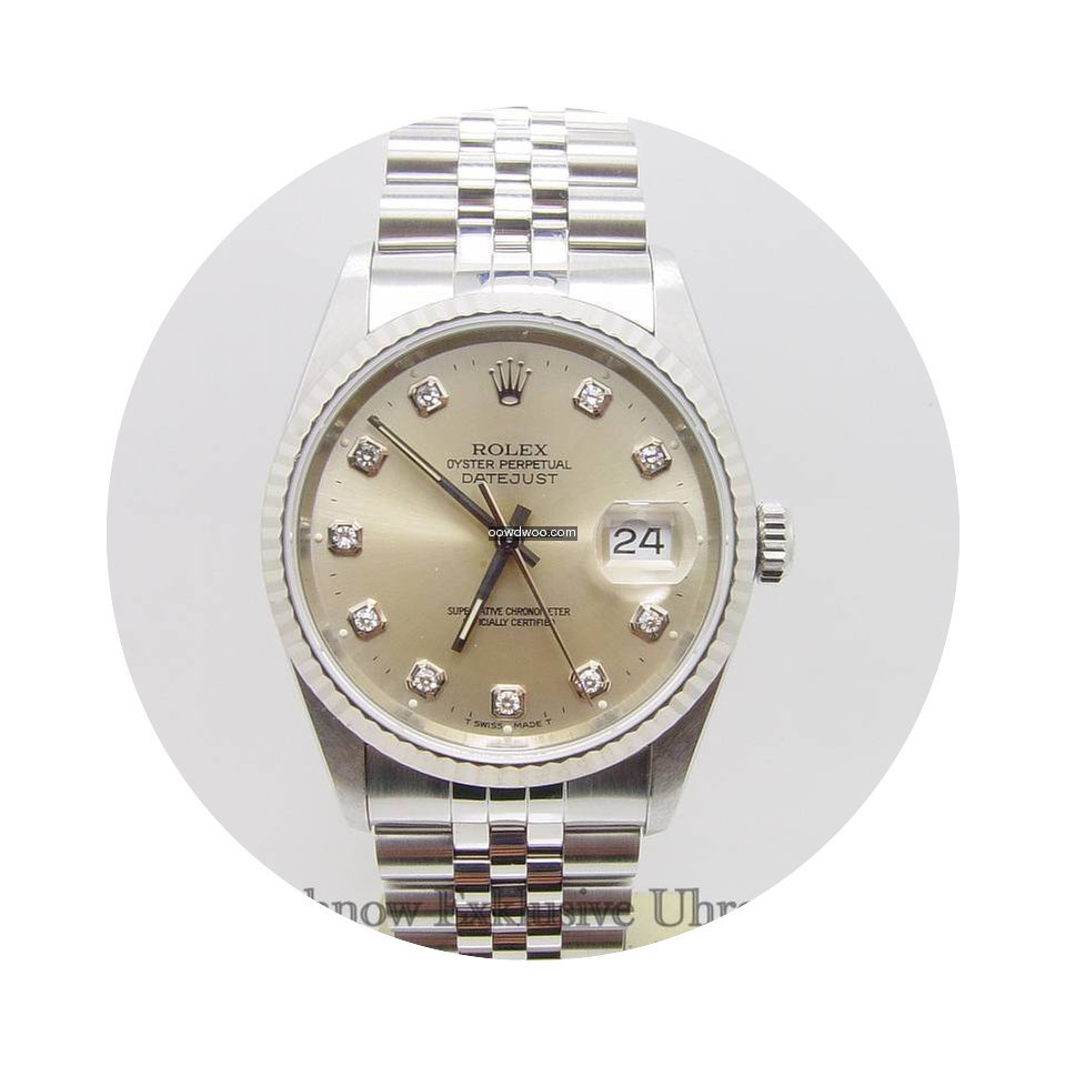 Rolex Datejust Stahl/Weißgold 