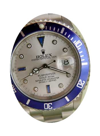 Rolex Submariner Steel Mens watch With D...