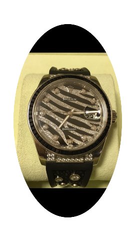 Rolex Zebra Datejust Unisex Diamond Watc...