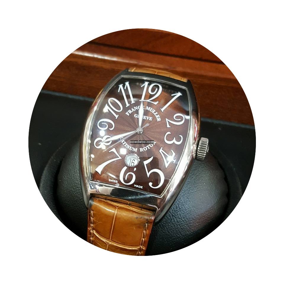 Franck Muller Cintrée Curvex 18K White ...