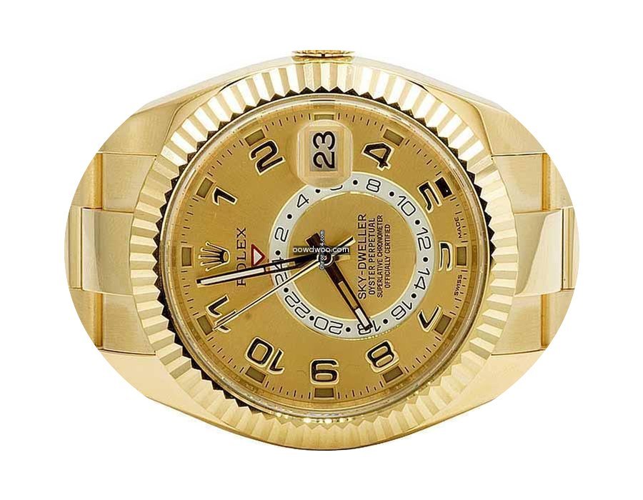 Rolex Mens 18K Yellow Gold 326938 Rolex ...