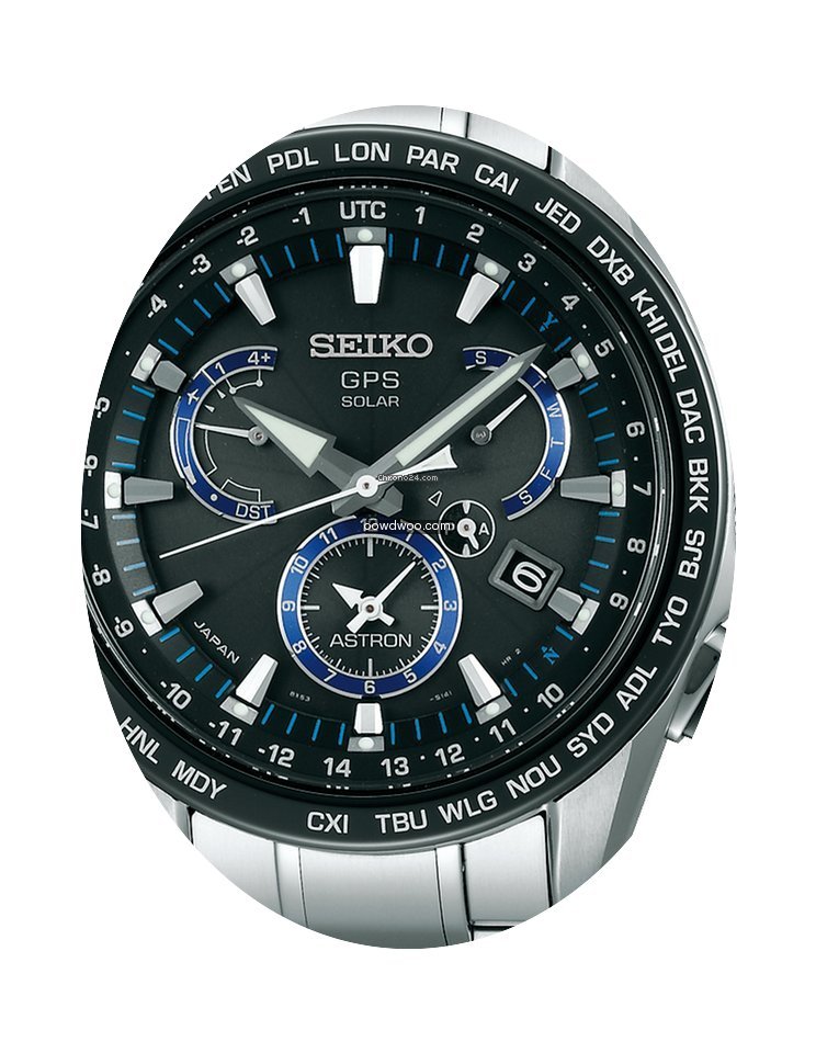 Seiko ASTRON GPS Solar Dual-Time Titan...