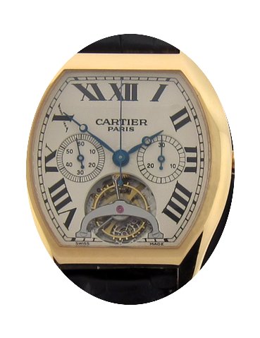 Cartier Rose Gold Tortue Tourbillon Chro...