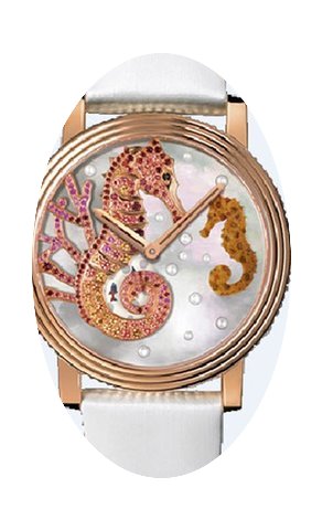 Boucheron Crazy Jungle Seahorse in Rose ...