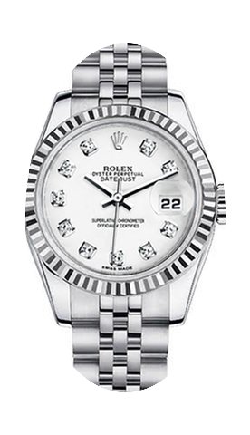 Rolex Women's New Style Steel Datejust w...