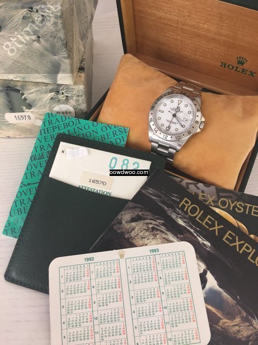 Rolex Explorer 2 Mais Grain Titanium Pat...