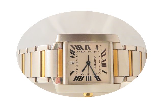 Cartier Tank Francaise Date Big Size...