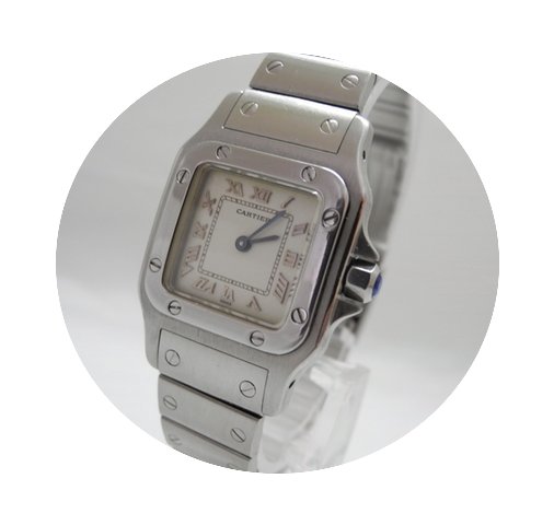 Cartier Santos Stahl Damen...