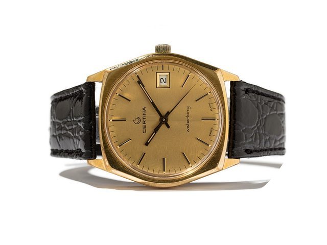 Certina Waterking Wristwatch of Gilt Sta...