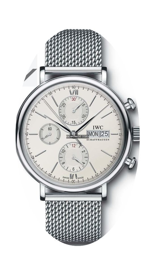 IWC Portofino Chronograph 42 Mm Mesh Bra...