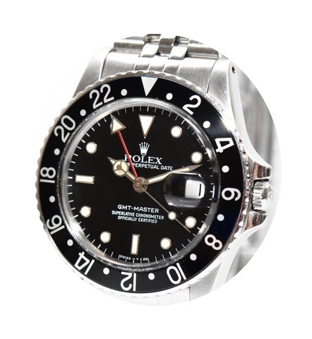 Rolex GMT Master Stahl 16750 Box von 198...