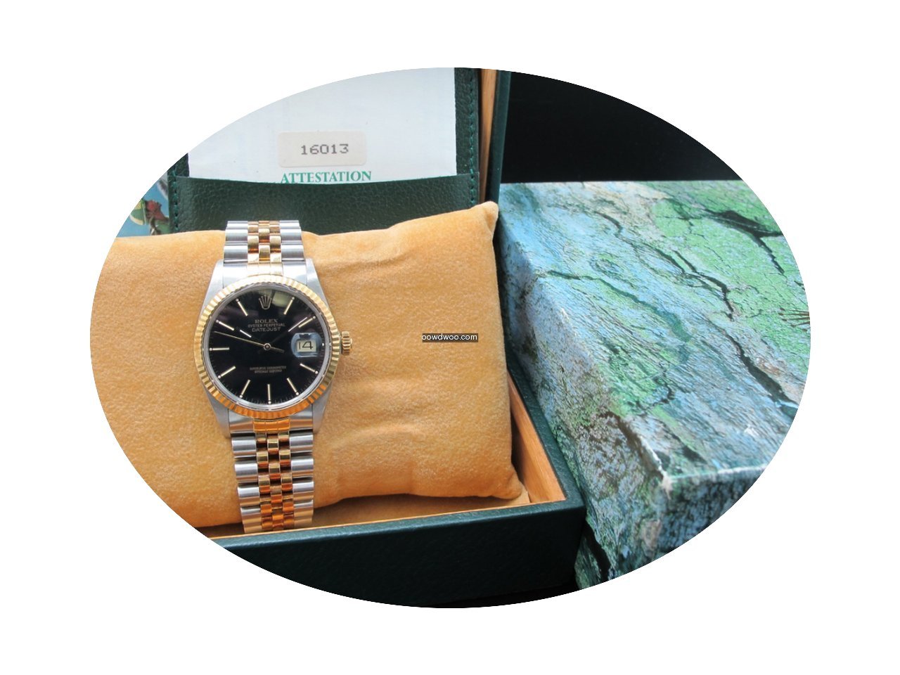 Rolex DATEJUST 16013 2-Tone SS/18k Gold ...
