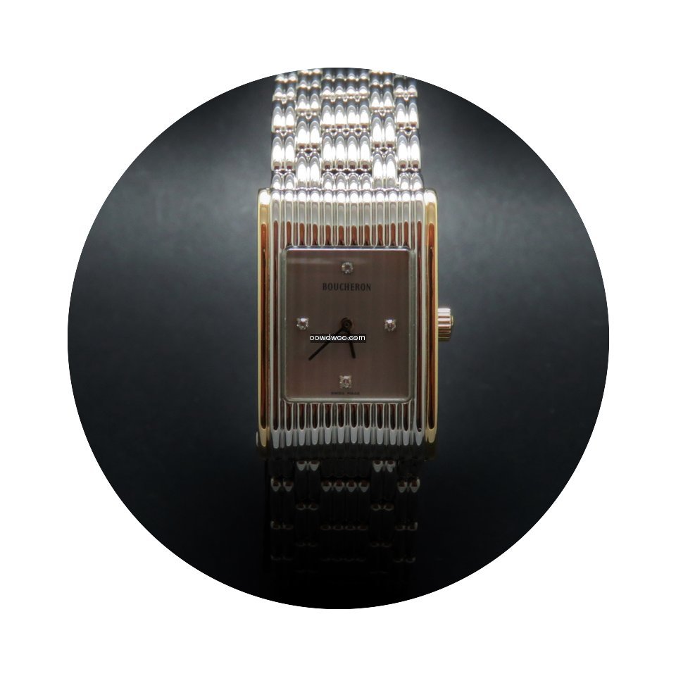 Boucheron Reflets Or et Acier Dame Grand...