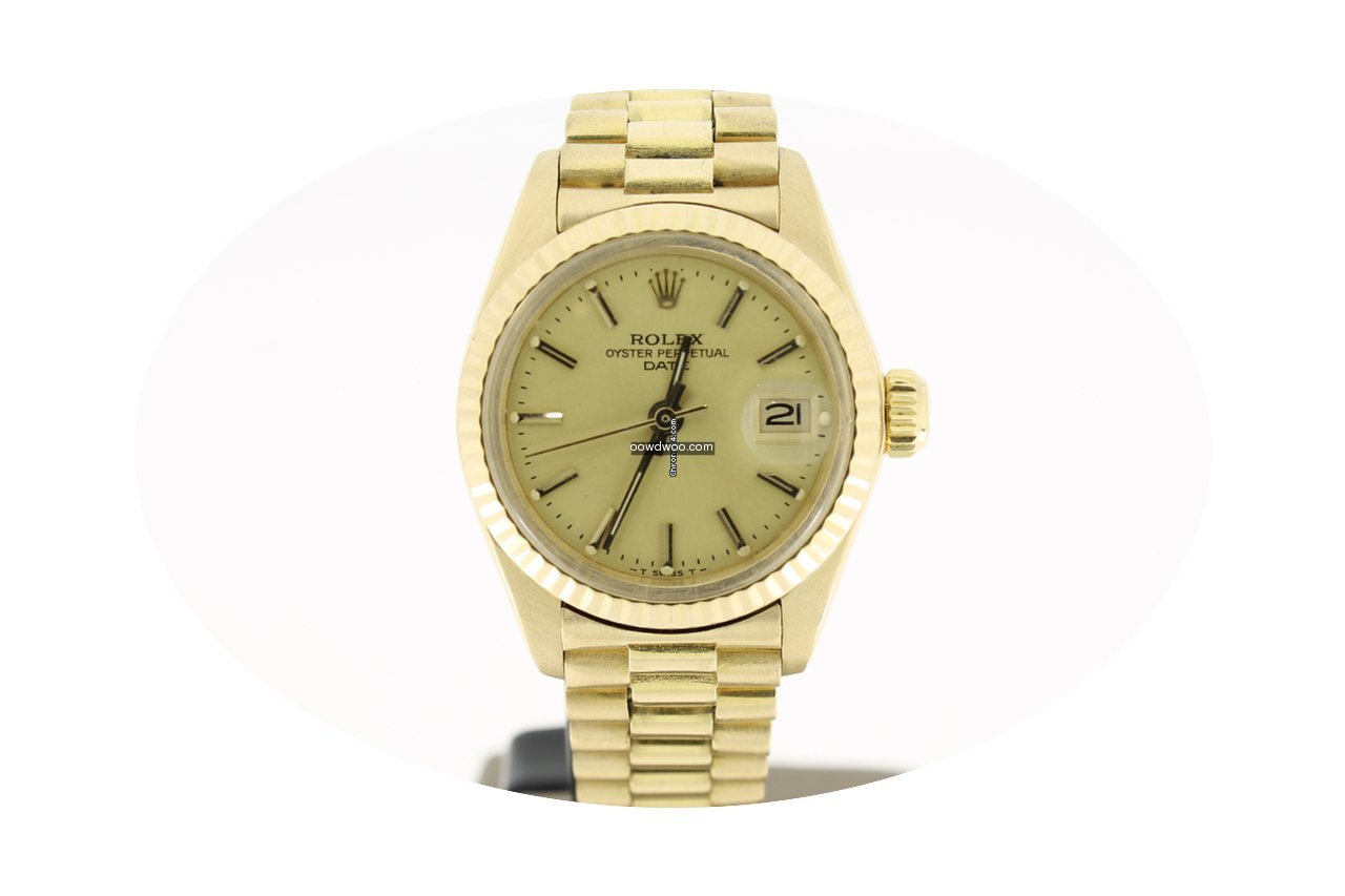 Rolex Date Yellox Gold 18K (B&P1982) 25M...