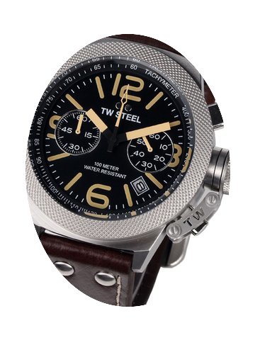 TW Steel CS33 Canteen Leather Chronograp...
