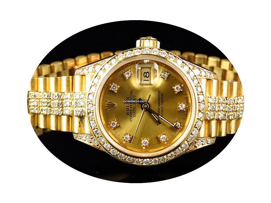 Rolex Excellent Ladies 27 MM Rolex Presi...