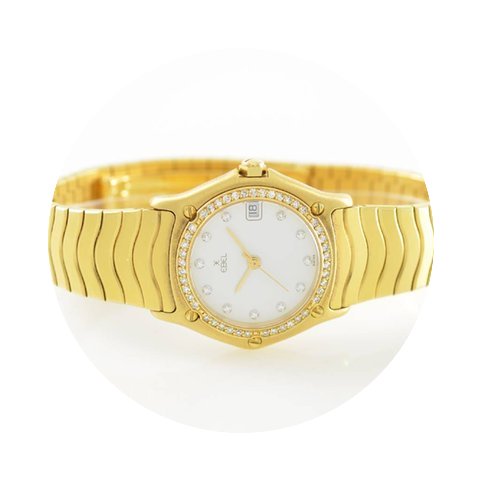 Ebel Ladies Classic Wave Diamonds...