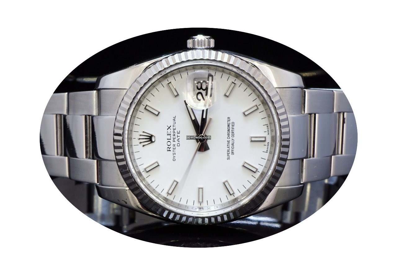 Rolex 2010 ROLEX Date, 115234, Steel, WG...