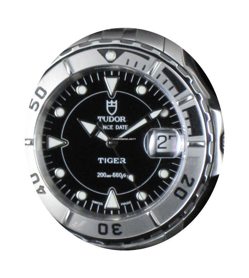 Tudor Hydronaut Prince Date Tiger Steel ...