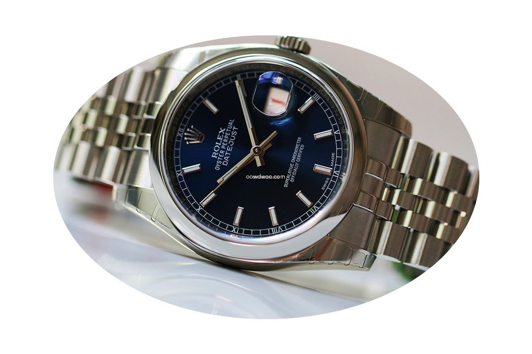 Rolex OYSTER PERPETUAL DATEJUST 36mm blu...