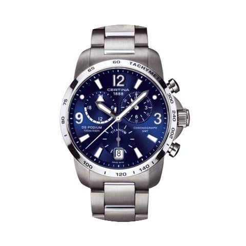 Certina DS Podium Chronograph GMT Titani...