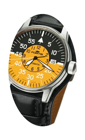 Fortis Flieger Cockpit Yellow Automatic...