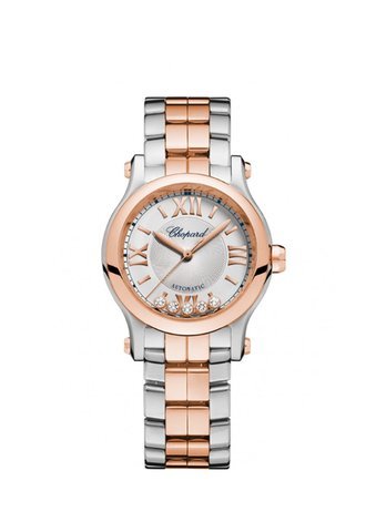 Chopard Happy Sport Silver-Tone Dial 18 ...