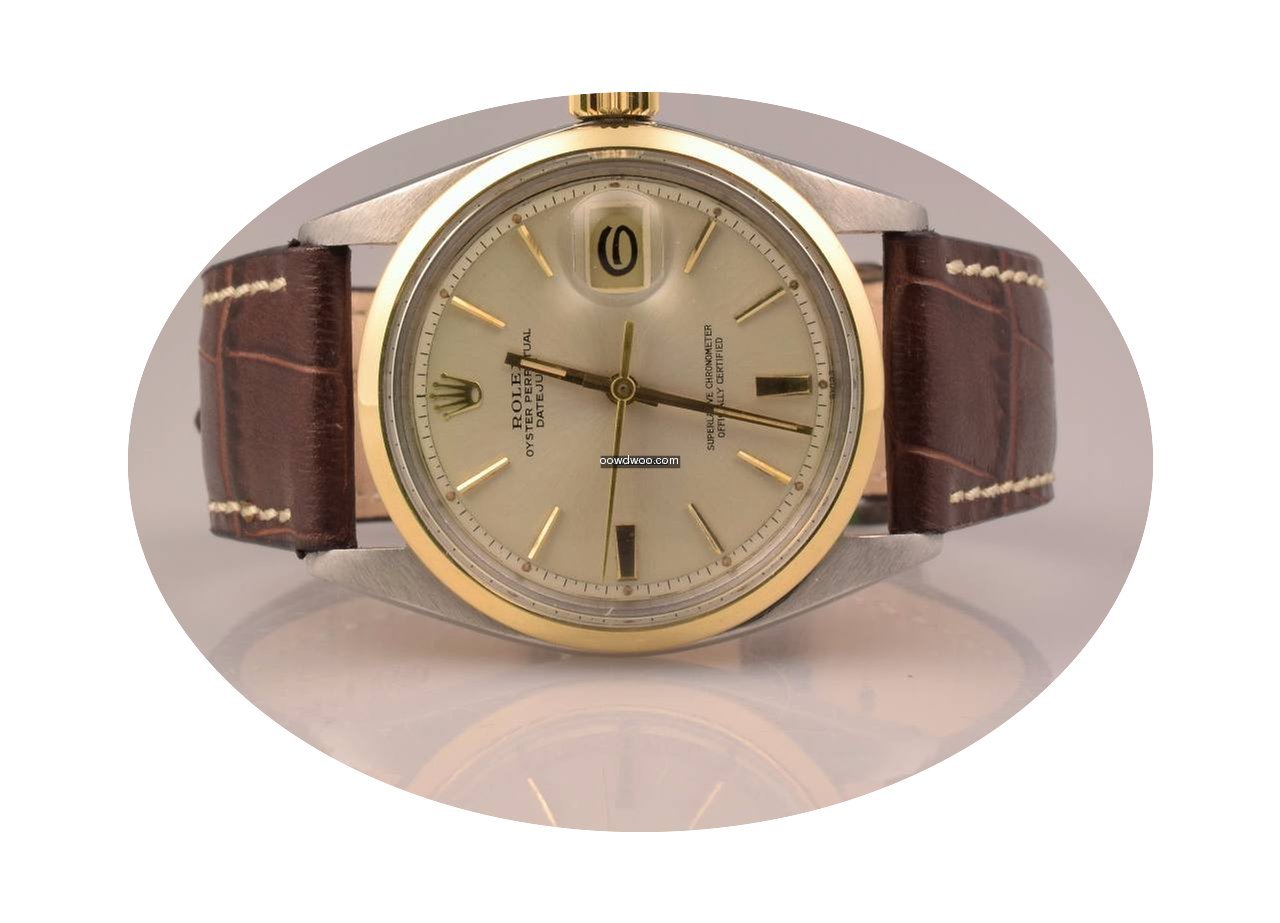 Rolex Datejust 1600 Stahl Gold seltenes ...