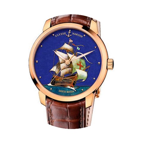 Ulysse Nardin Classico Enamel Red Gold C...