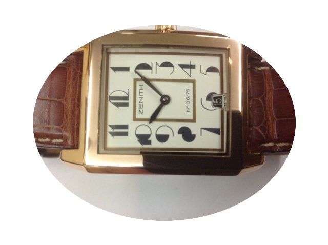 Zenith Elite and pink gold 500 years Bra...