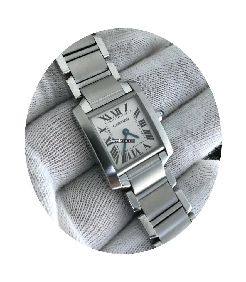 Cartier Tank Small Quartz W51008q3 Stain...