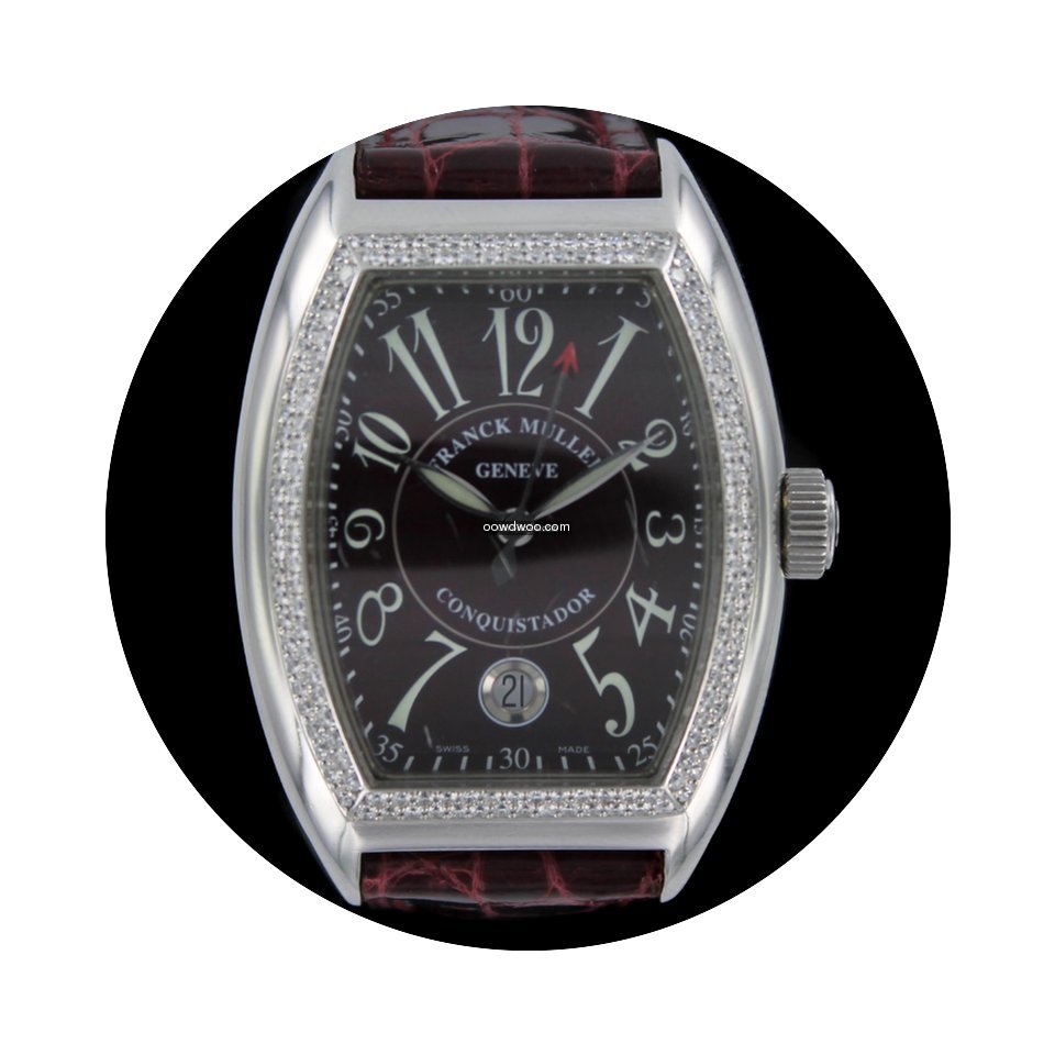 Franck Muller Conquistador with diamond ...