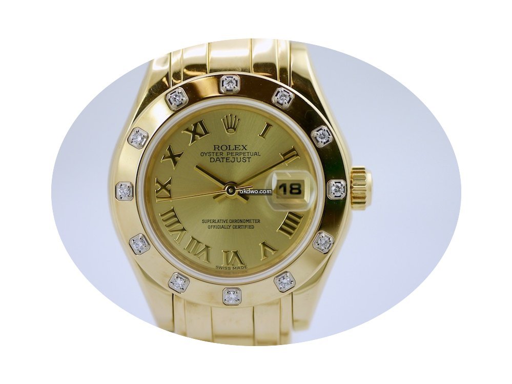 Rolex Lady-Datejust Pearlmaster mit Box ...