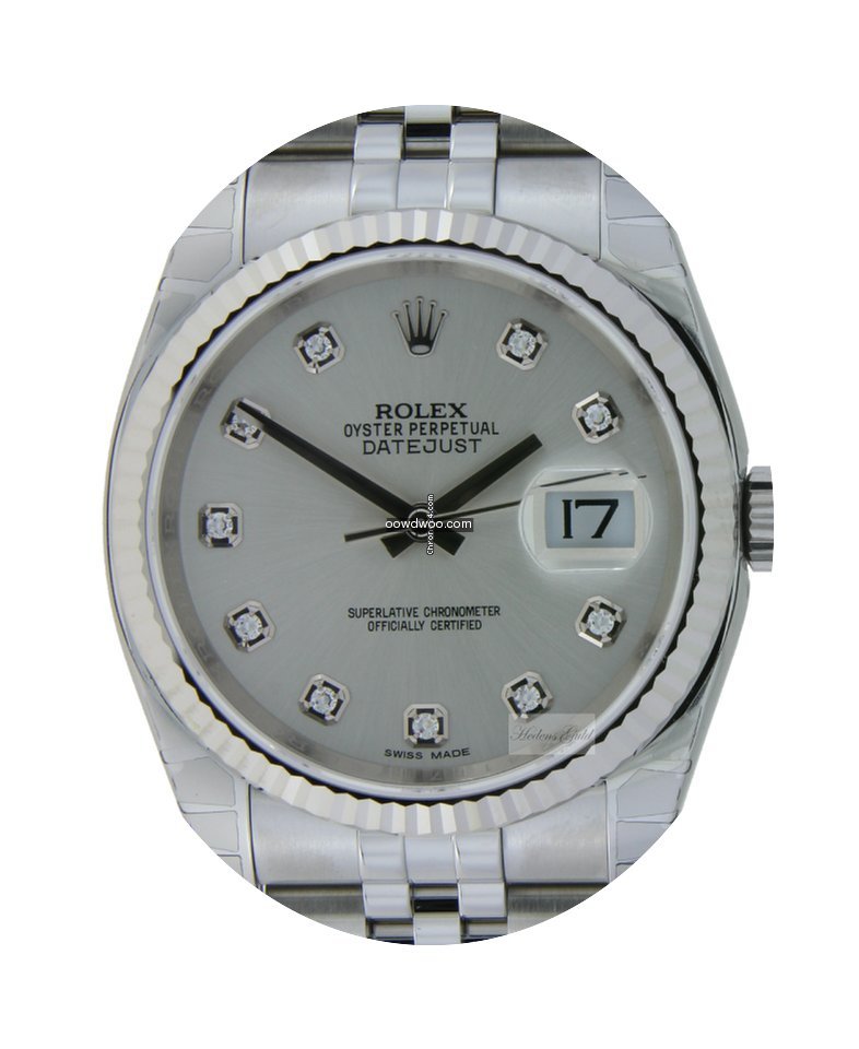 Rolex Datejust 36 in Steel and Whitegold...