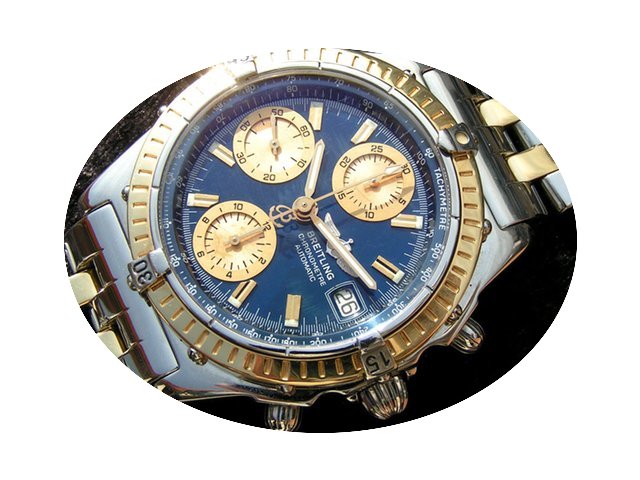 Breitling Chronomat Gt D13350 Mit Goldl...