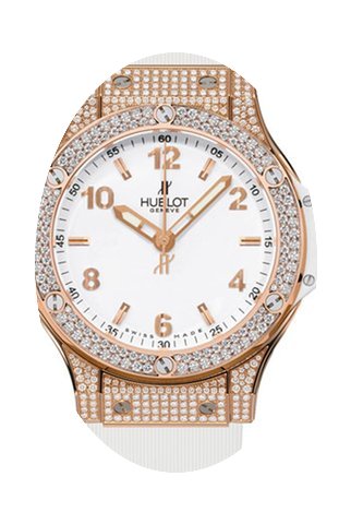 Hublot Big Bang 38mm Quartz Gold White P...