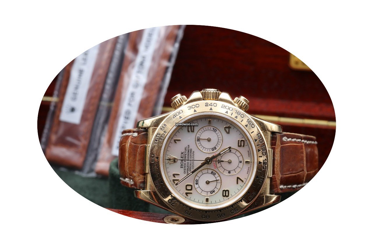 Rolex Daytona ZENITH 16518 MOTHER OF PEA...