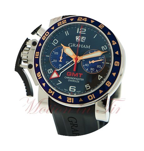 Graham Chronofighter Oversize GMT, Black...
