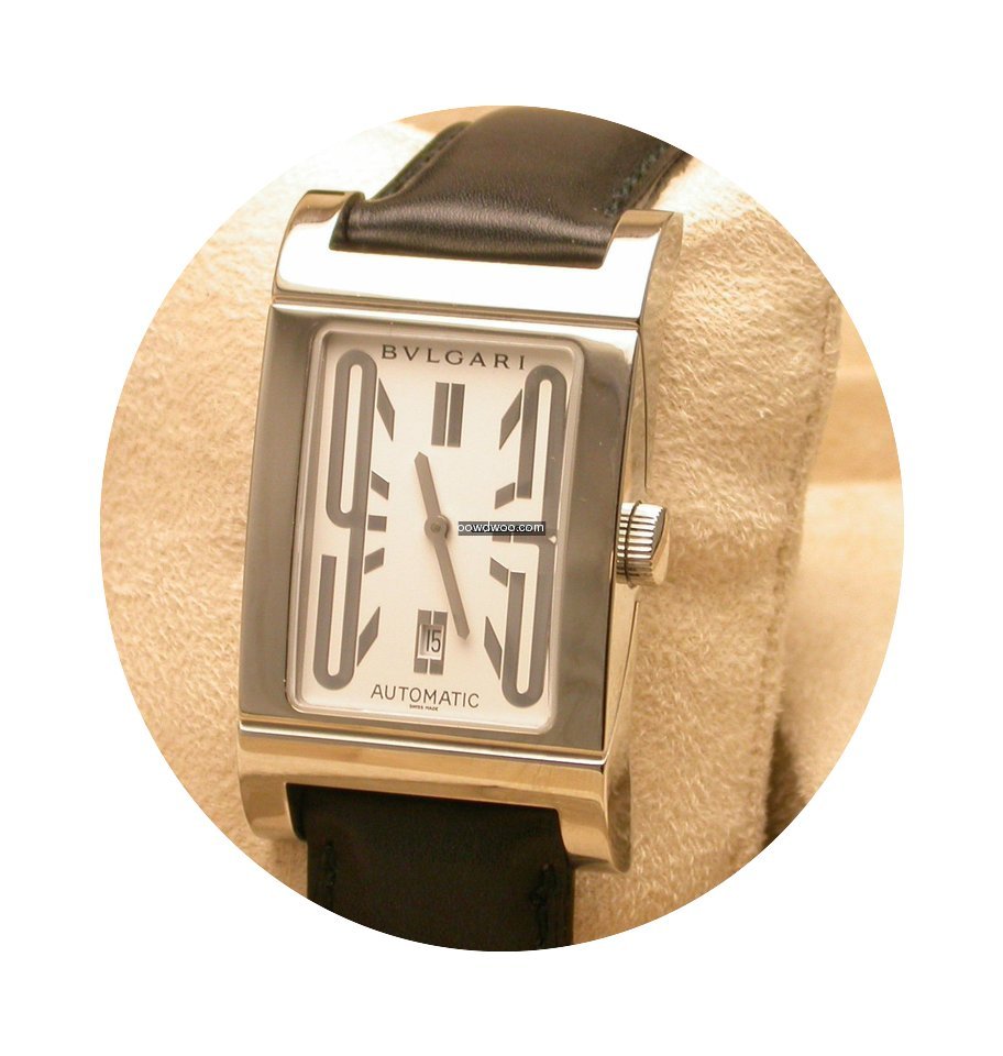 Bulgari Rettangolo 26MM RT 45S L2656 Sta...