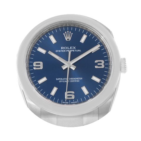 Rolex Air King Blue Arabic Dial Domed Be...