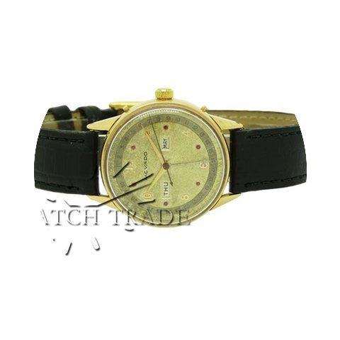Movado Triple Calendar 18K Solid Rose Go...