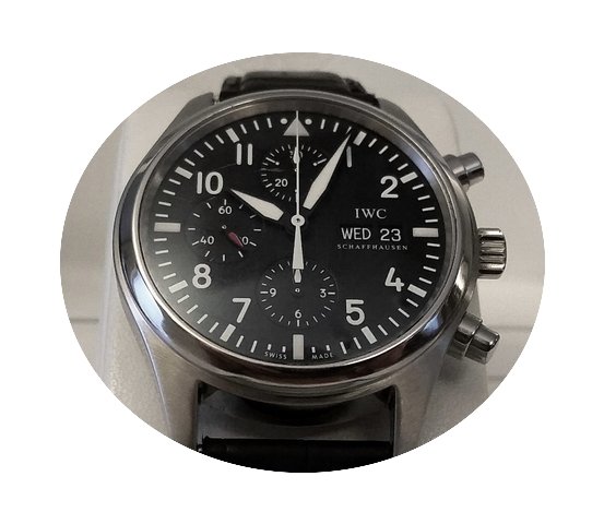 IWC Pilot Chronograph Day-Date Steel 42 ...