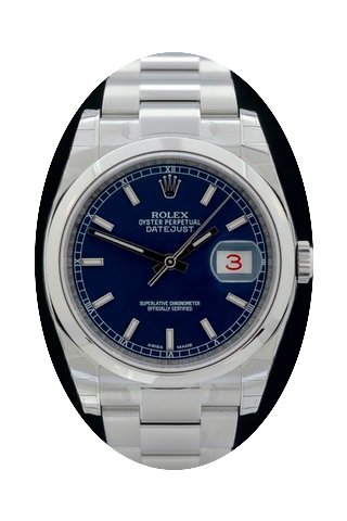 Rolex Datejust Ref.: 116200 - Blau - Box...