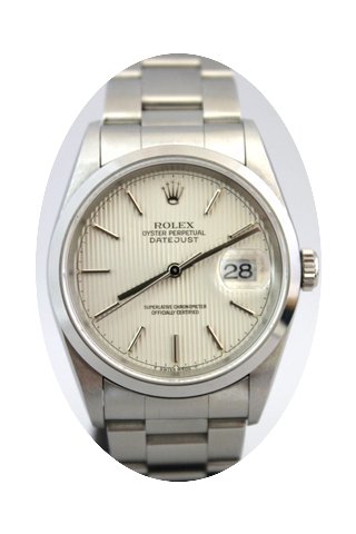 Rolex Datejust 16200 Dial Lines Never Po...