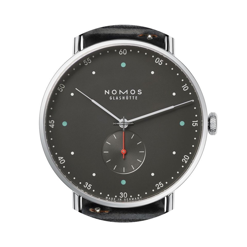 Nomos Metro 38 stadtschwarz Saphirglasbo...