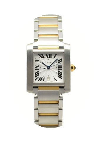Cartier 18ct/Stainless Steel Auto Tank F...