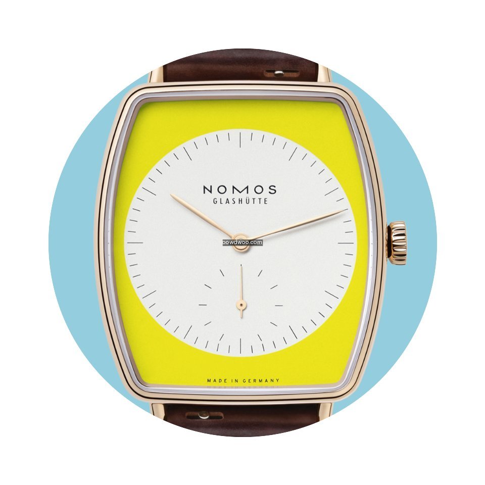 Nomos Glashütte Lux Zikade Saphirglasbo...